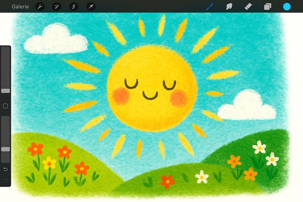 Procreate パステル&エアブラシ質感ブラシセット|水彩ウォッシュ/ドライブラシ/ラフライナー/マーカーライン