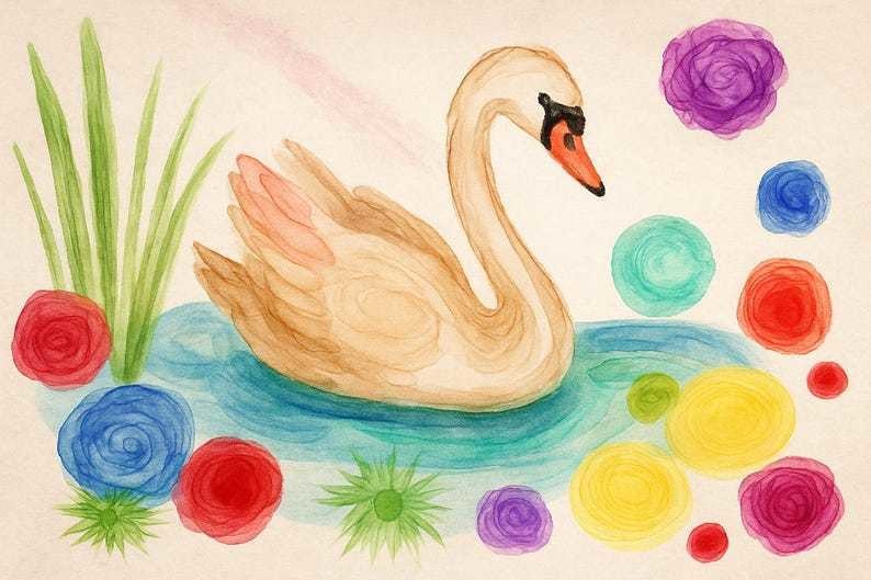 Procreate アルコールインク風フローラルスタンプ|花のブルーム/花びら/リーフ/レイヤードリング/フルイド形状