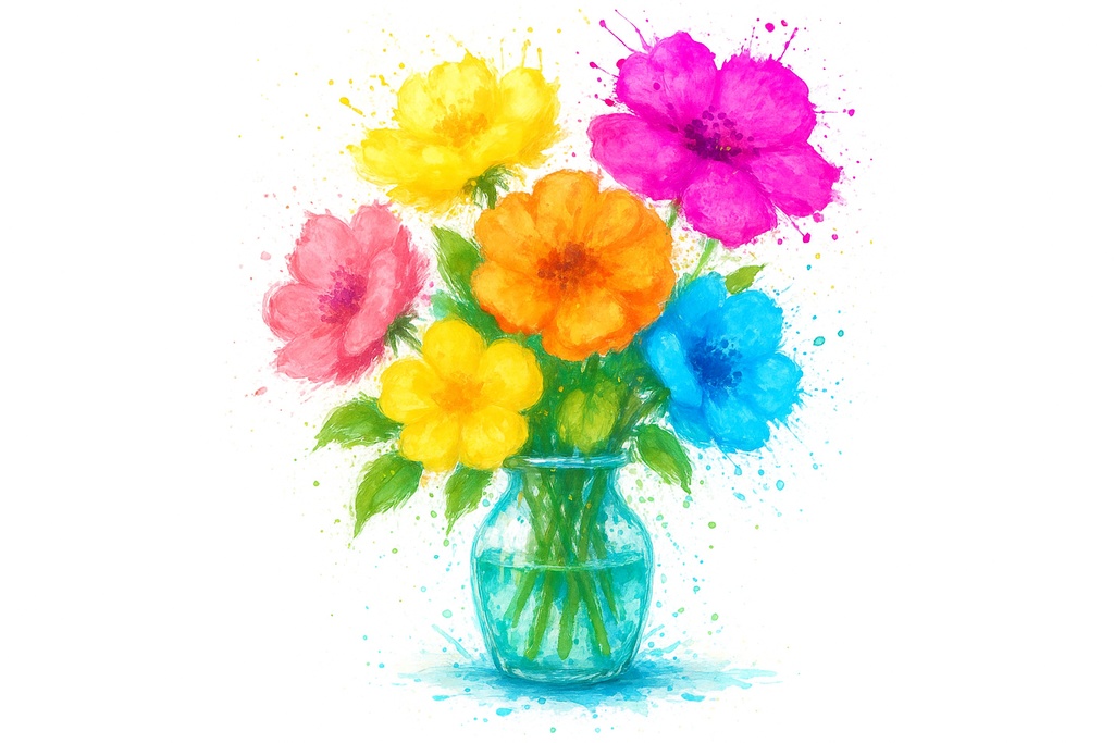 Procreate インク&水彩スプラッタースタンプ|しぶき/しみ/ドリップ/スプレー/ブロブ