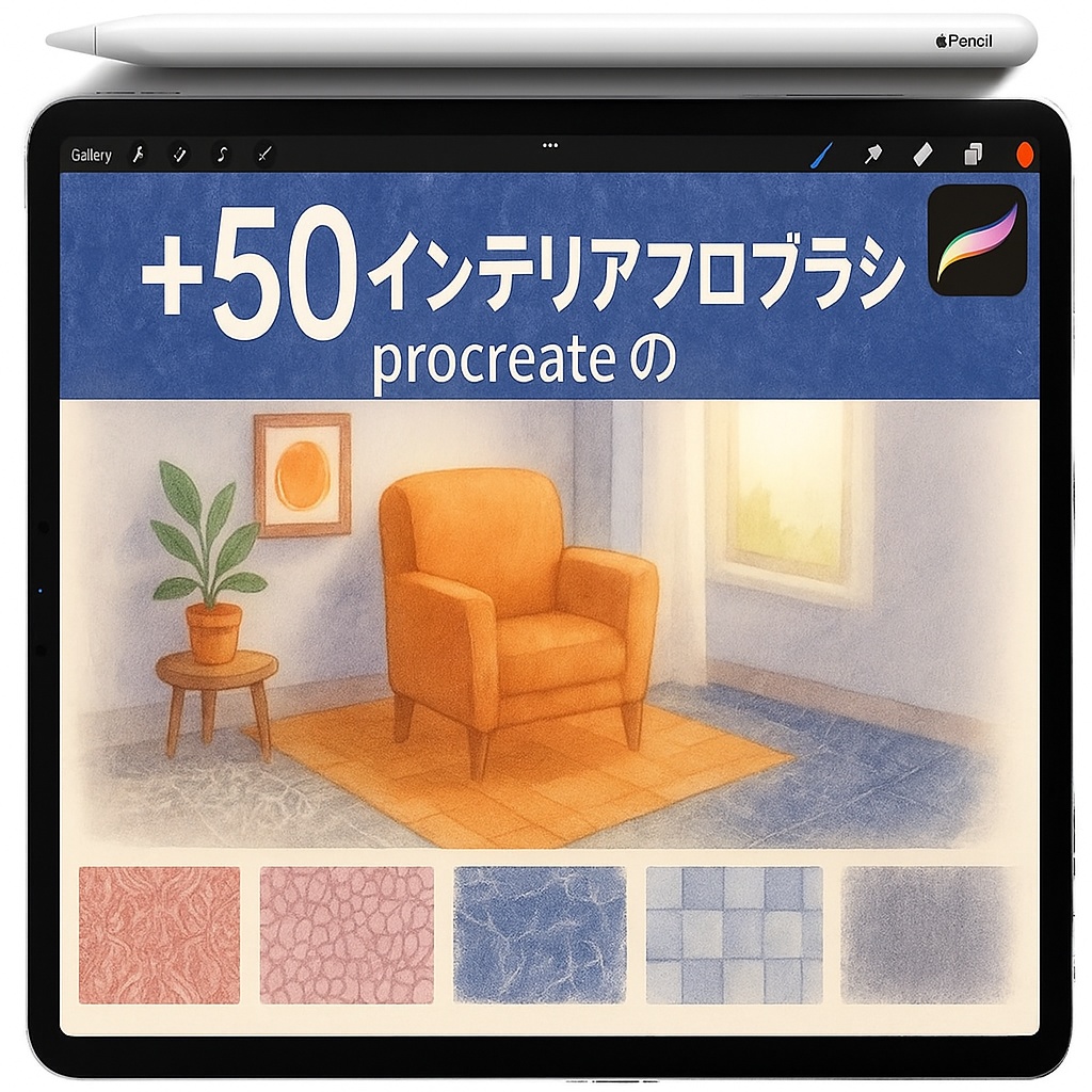 Procreate タイルパターン ブラシ＆スタンプ｜Mosaic／Mandala／Lace／Geometric Lattice／Kaleidoscope＋Crackle／Speckle