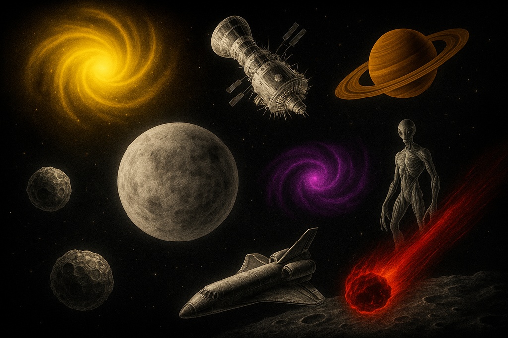 【Procreateスタンプ】宇宙探査&惑星スタンプセット