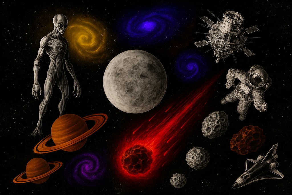 【Procreateスタンプ】宇宙探査&惑星スタンプセット