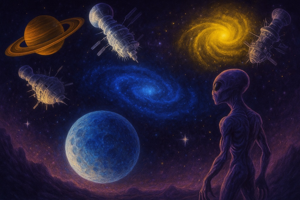 【Procreateスタンプ】宇宙探査&惑星スタンプセット