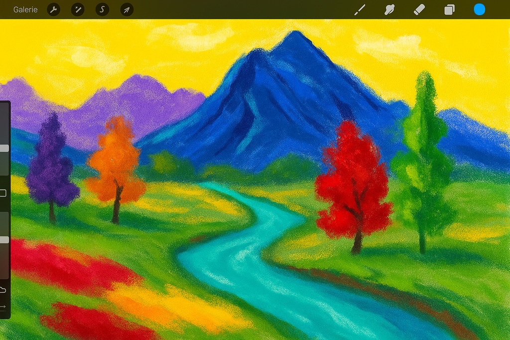 【Procreateブラシ】水彩・油彩・パステル風 ペインターリーブラシセット +40種