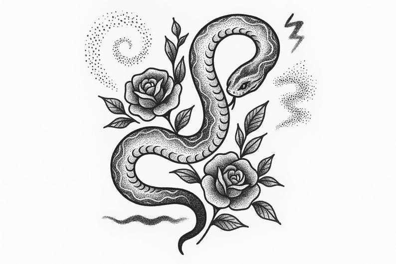 【Procreateブラシ】点描シェーディング&ドットワークセット +20種 (タトゥー/ブラックワーク)