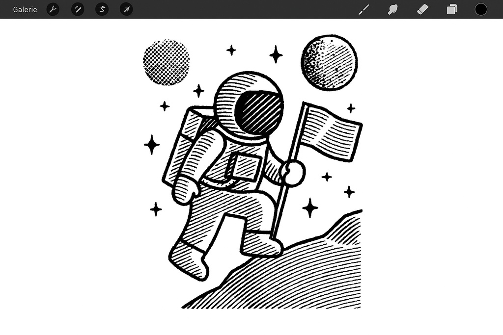 【Procreateブラシ】レトロトーン&網点クロスハッチブラシセット +25種