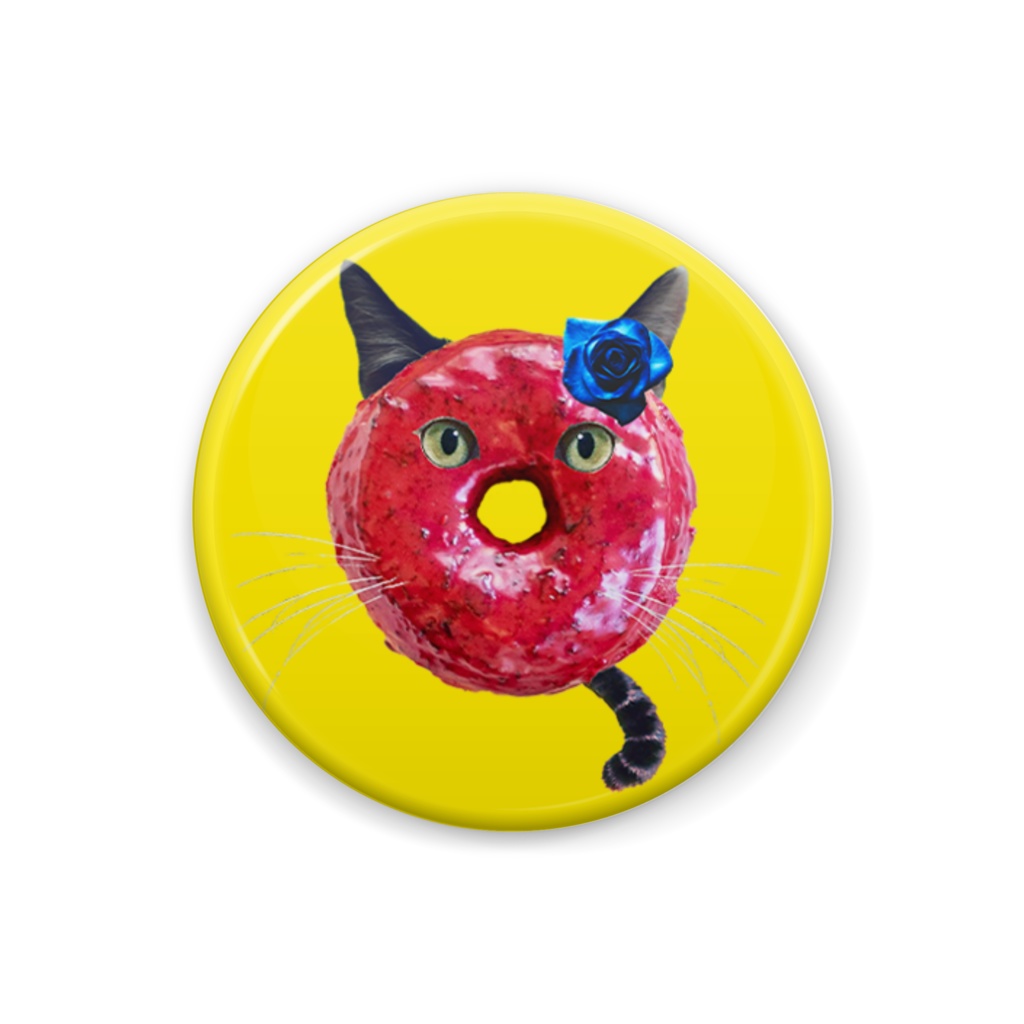 どなつつねこひよこ缶バッジ