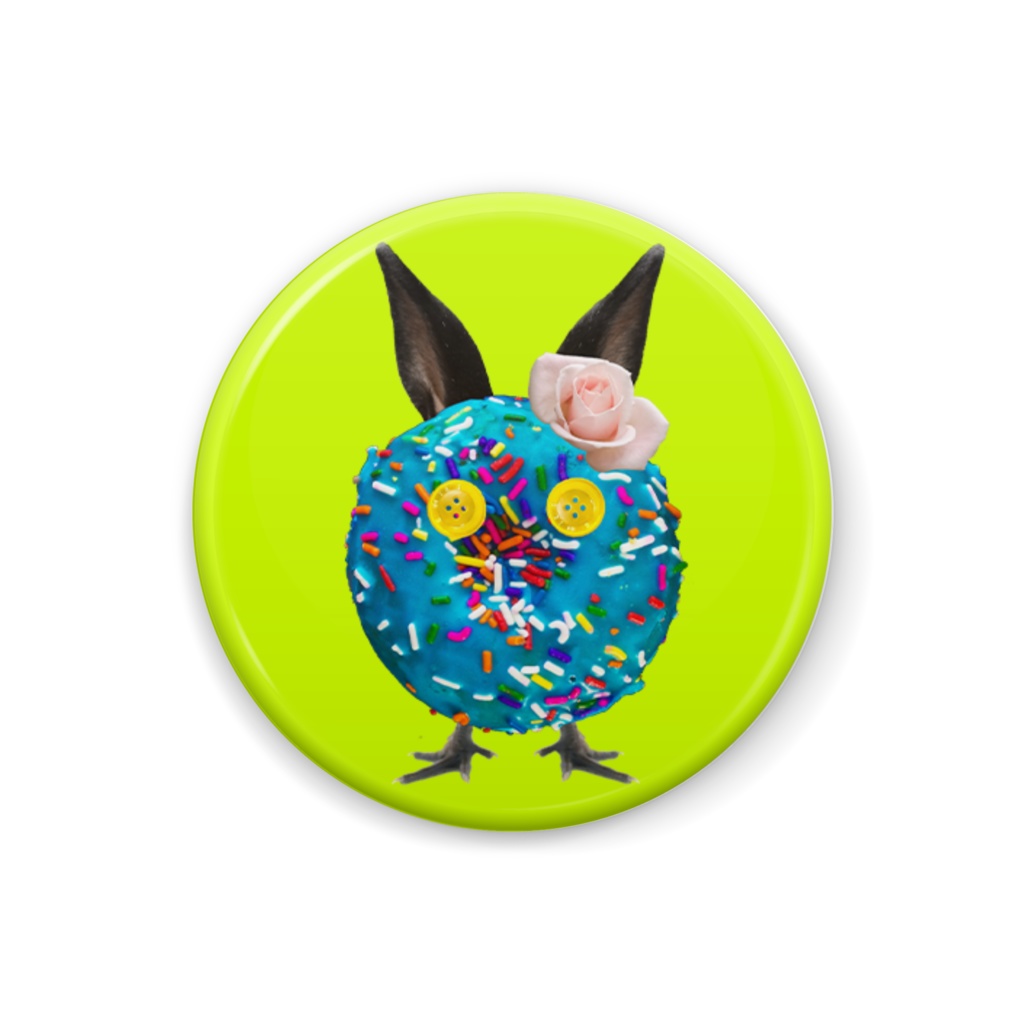 どなつつねこひよこ缶バッジ