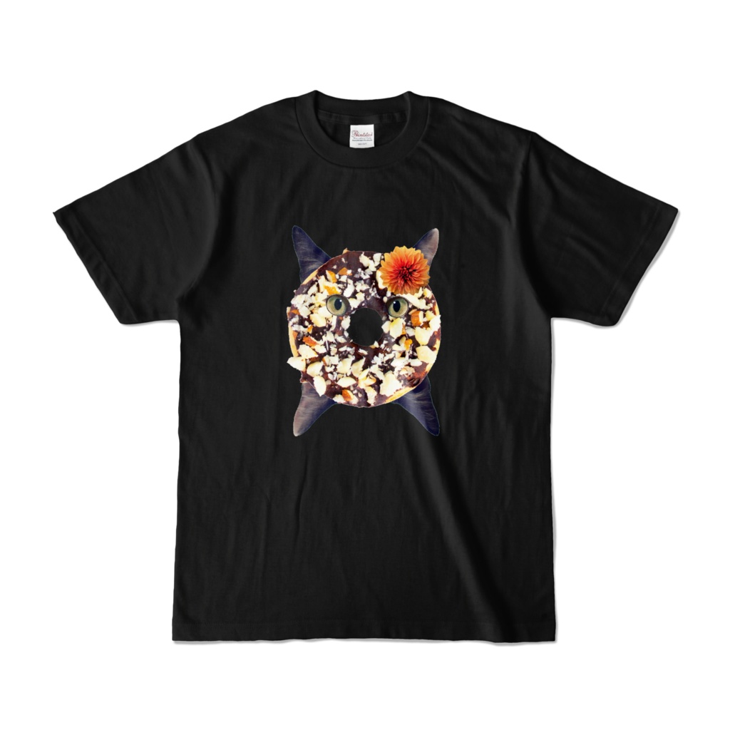 どなつつねこひよこTシャツ ねこちゃん