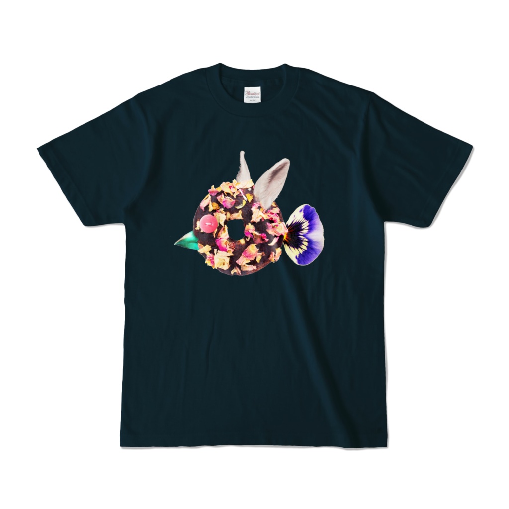 どなつつねこひよこTシャツ おさかなさん