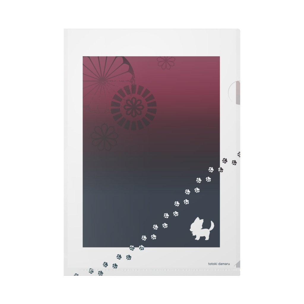 クリアファイル(和装)