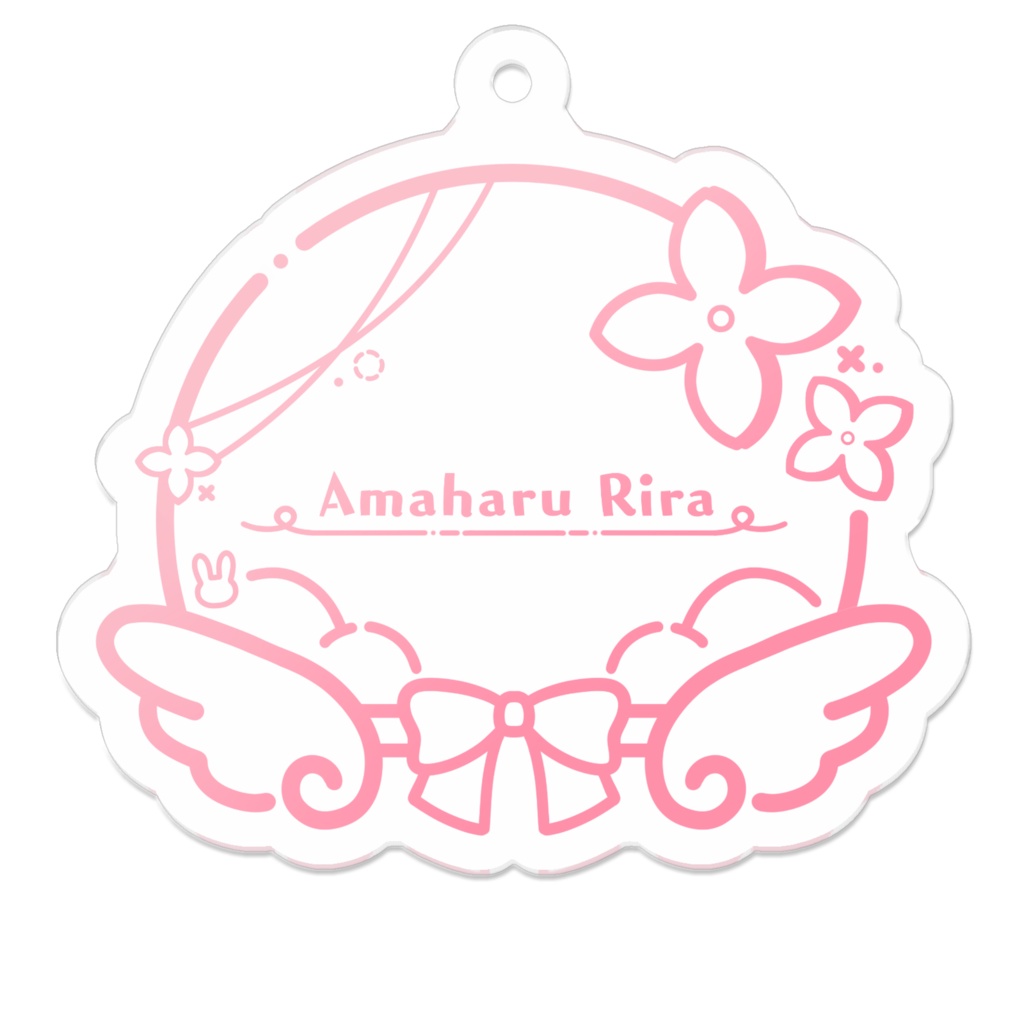 シンボルロゴアクキー(ピンク)