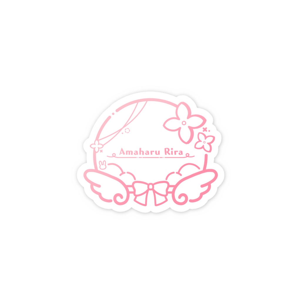 シンボルロゴステッカー(ピンク)