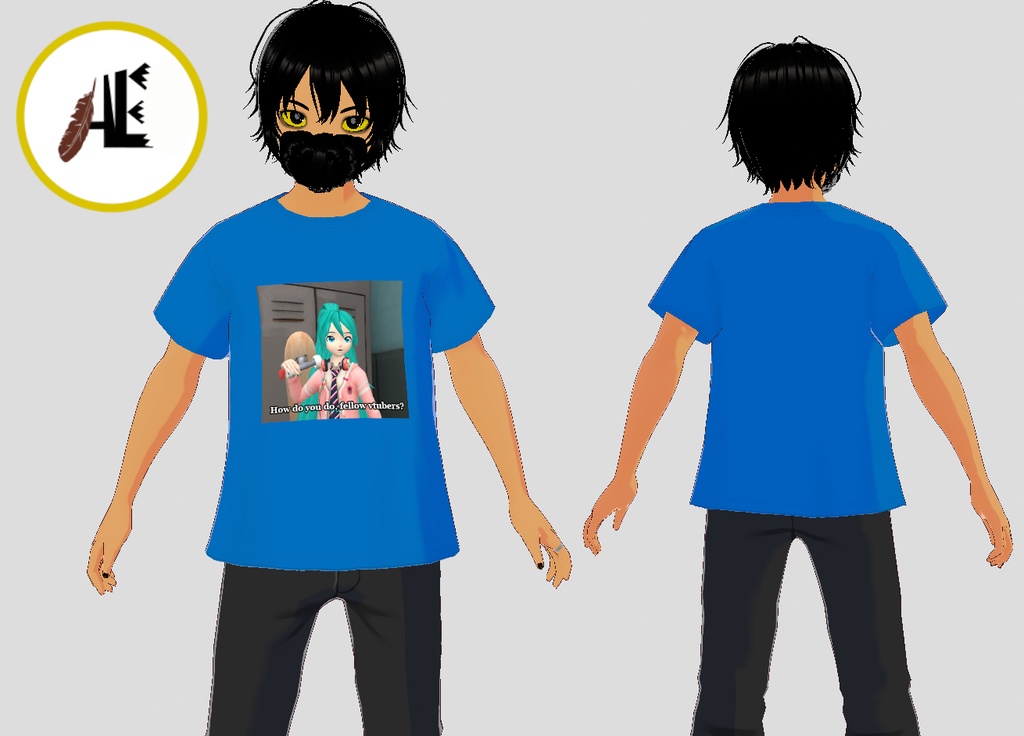 FREE VRoid Hello Fellow vtubers/gamer shirts