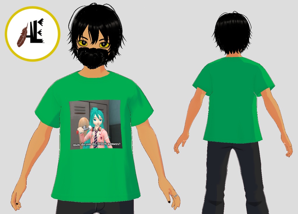FREE VRoid Hello Fellow vtubers/gamer shirts