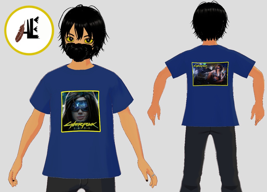 FREE VRoid Cyberpunk 2077 Cyberbaddie