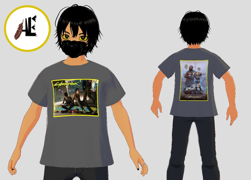 FREE VRoid Cyberpunk 2077 Nomad shirt