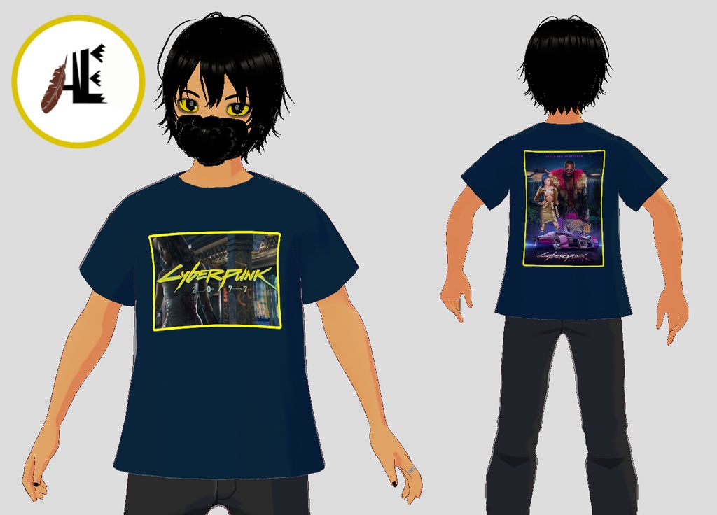 FREE VRoid Cyberpunk 2077 Style over substance shirt