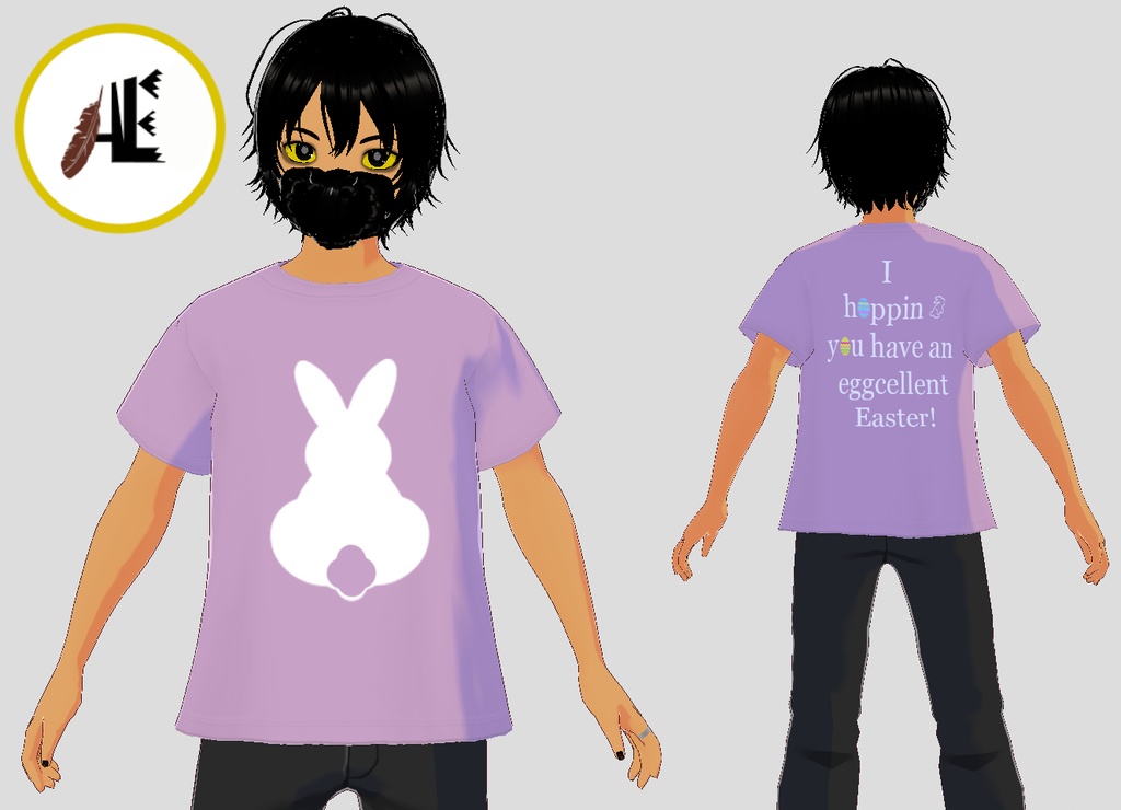 FREE VRoid Easter shirt (3 colors)