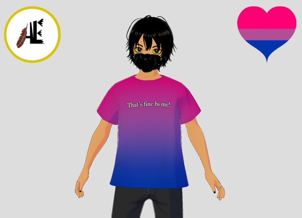 FREE "That's fine bi me!" Bisexual shirt