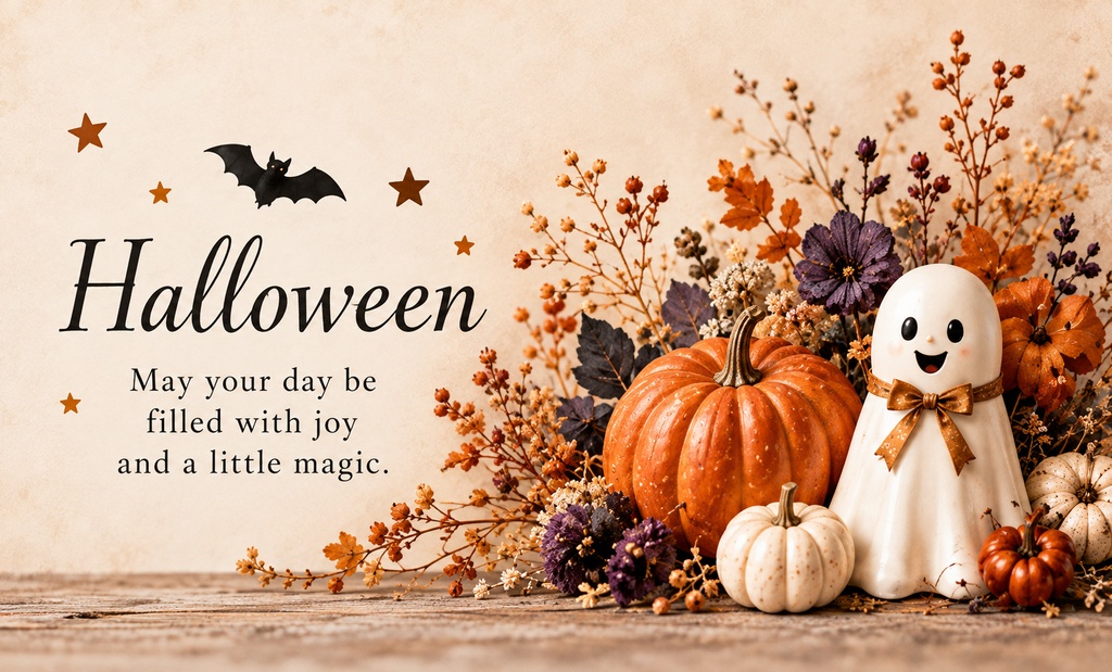【ダウンロード素材】ハロウィン メッセージカード 10柄|印刷用デジタル素材・Halloween・カード・ラッピング