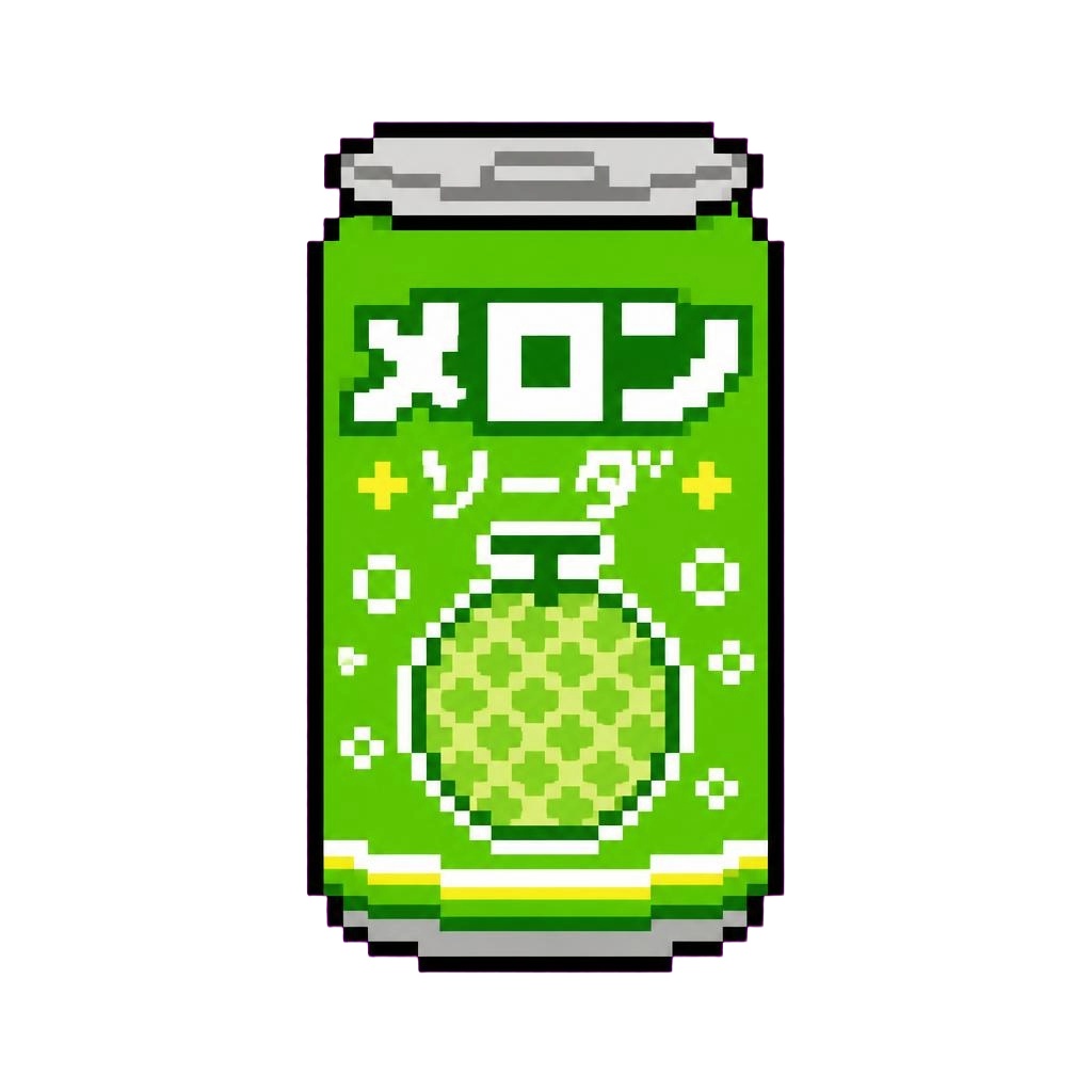 レトロドット 飲み物アイコン素材集 Vol.1【全10種】