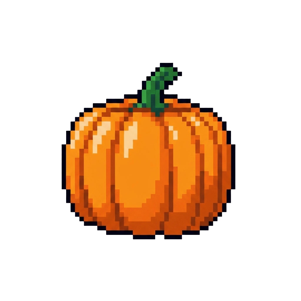 🍂 秋野菜のドット絵アイコン素材集15種類
