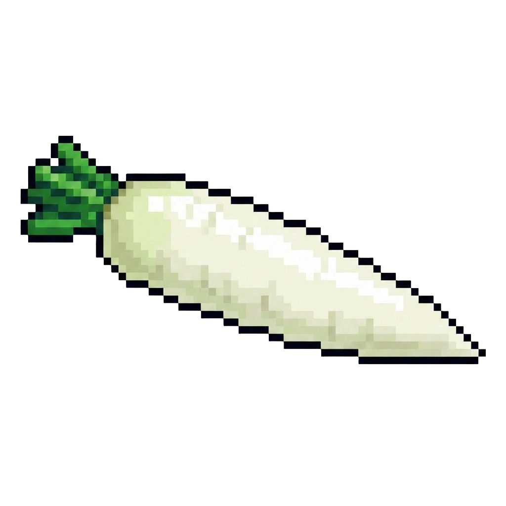 🍂 秋野菜のドット絵アイコン素材集15種類