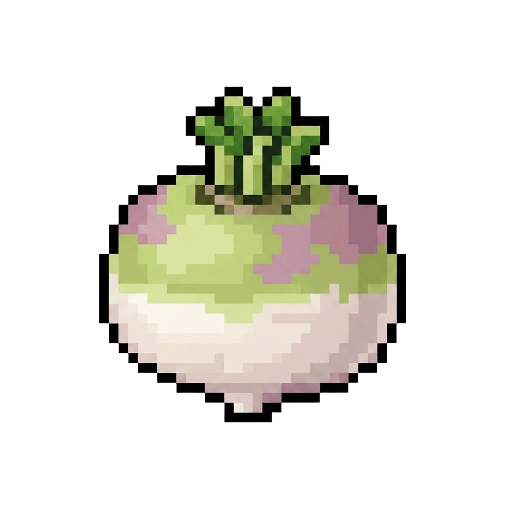 🍂 秋野菜のドット絵アイコン素材集15種類