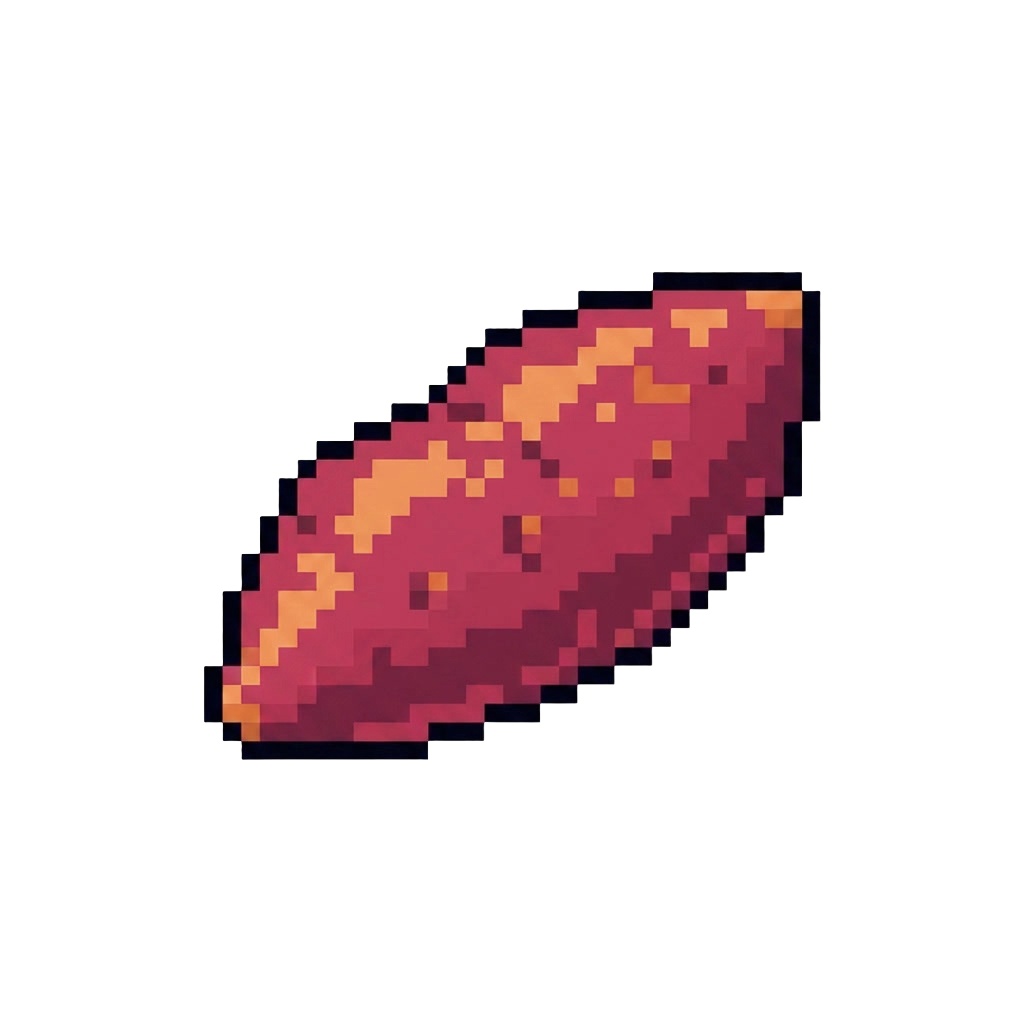 🍂 秋野菜のドット絵アイコン素材集15種類