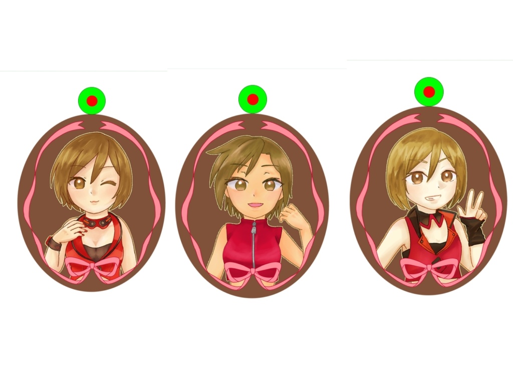 カメオ風MEIKOアクキー