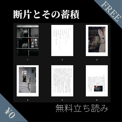 【立ち読み】断片とその蓄積