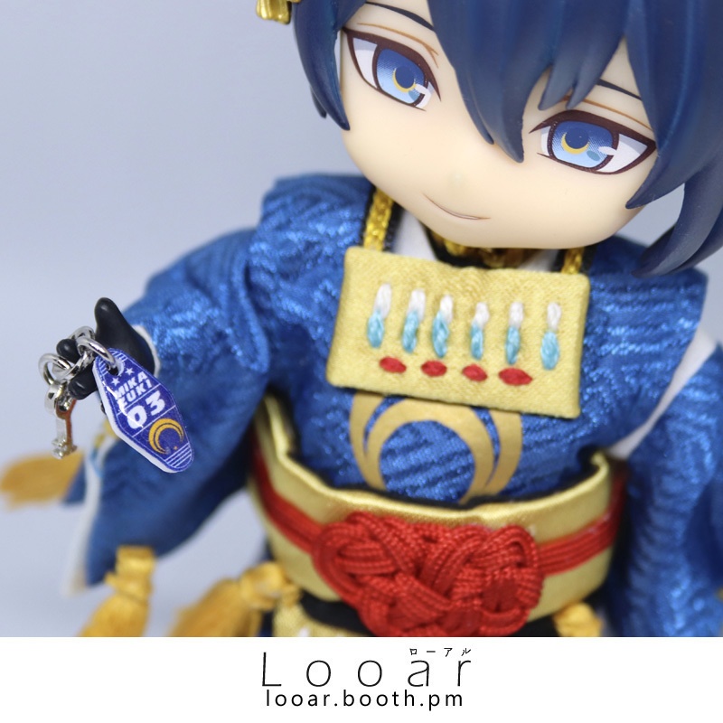 1/12サイズ 刀剣男士ミニチュアモーテルアクリルキーホルダー鍵付き