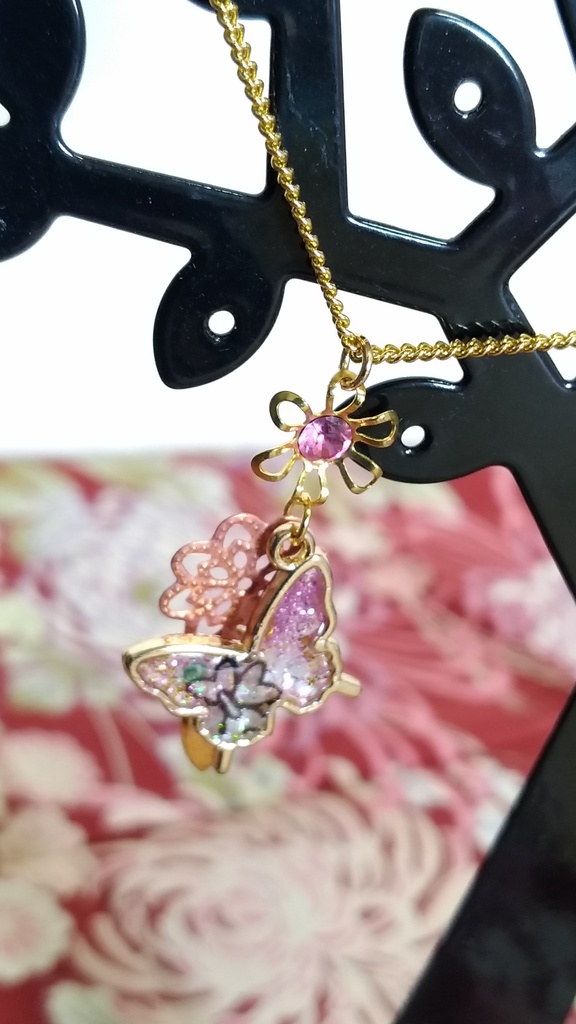 ★花蝶★ 鬼滅の刃 甘露寺蜜璃イメージ アクセサリー