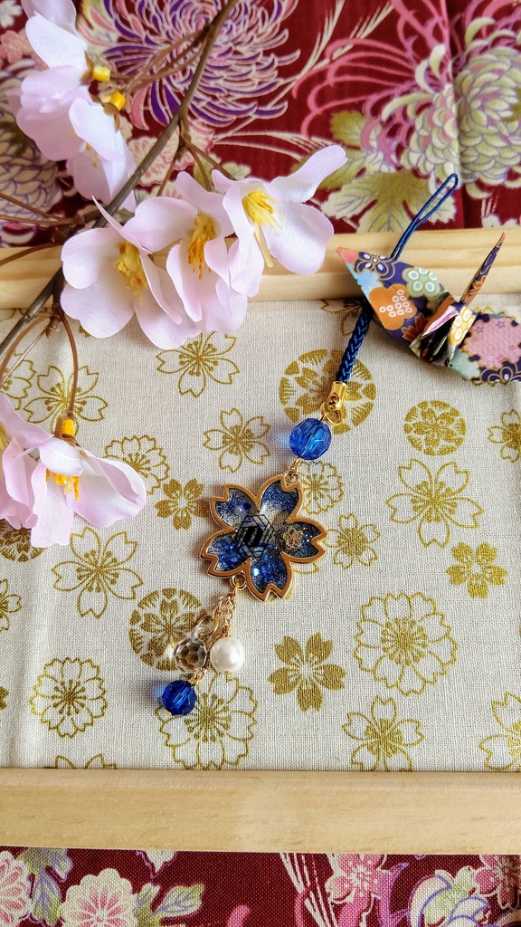 ★花霞★ 鬼滅の刃 冨岡義勇イメージ アクセサリー