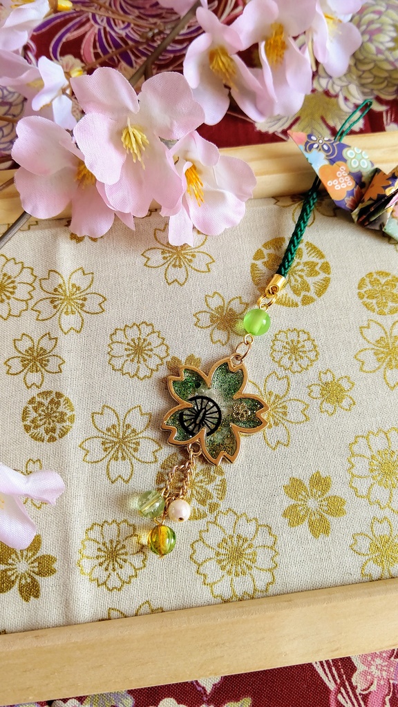 ★花霞★ 鬼滅の刃 竈門炭治郎イメージ アクセサリー