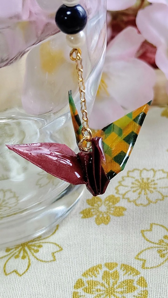 折鶴① 冨岡義勇イメージ イヤリング・ピアス