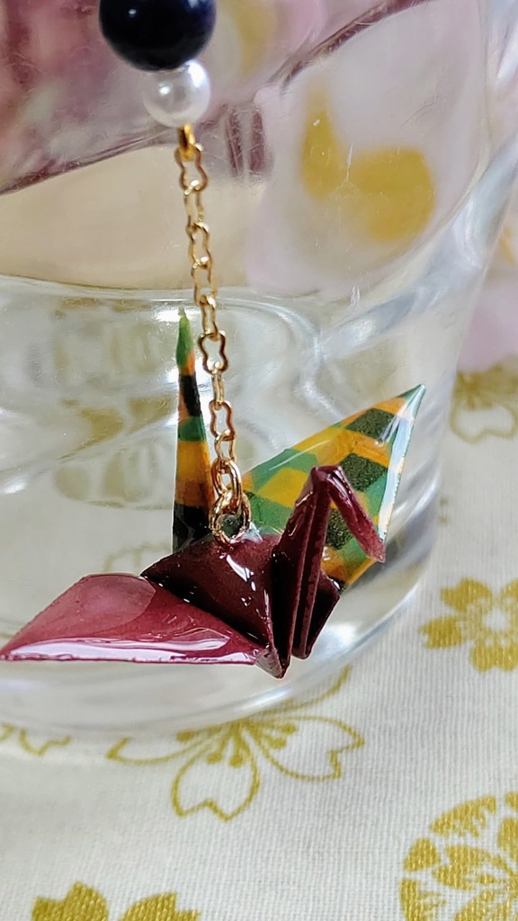 折鶴① 冨岡義勇イメージ イヤリング・ピアス