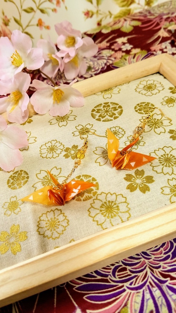 折鶴① 我妻善逸イメージ イヤリング・ピアス