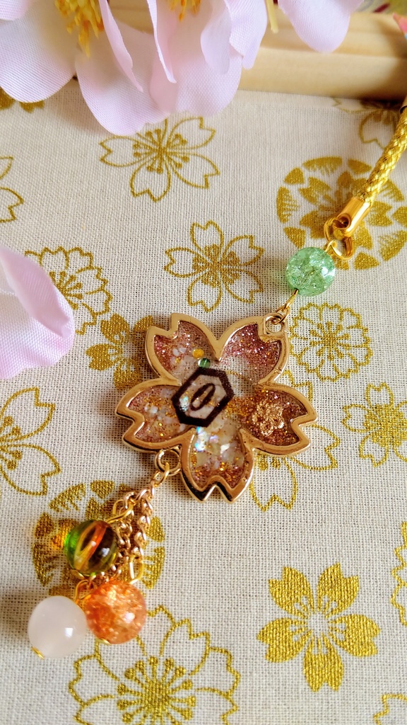 ★花霞★ 鬼滅の刃 錆兎イメージ アクセサリー