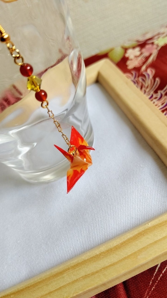 折鶴② 煉獄杏寿郎イメージ イヤリング・ピアス