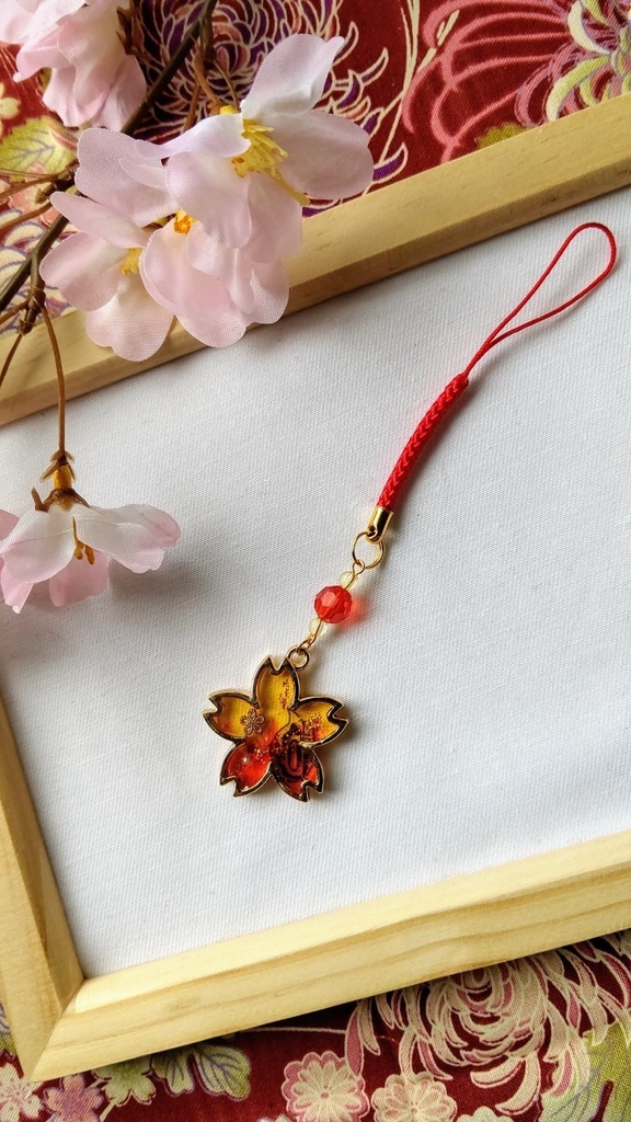 ★花明かり★ 鬼滅の刃 煉獄杏寿郎イメージ アクセサリー