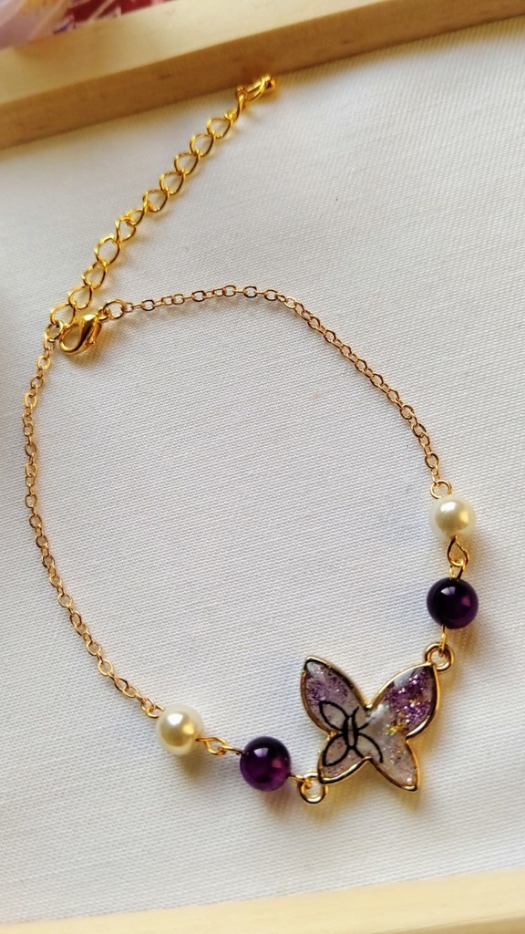 ★月蝶★ 鬼滅の刃 胡蝶しのぶイメージ アクセサリー