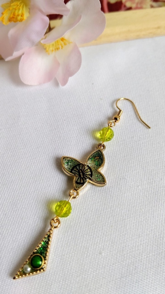 ★月蝶★ 鬼滅の刃 竈門炭治郎イメージ アクセサリー