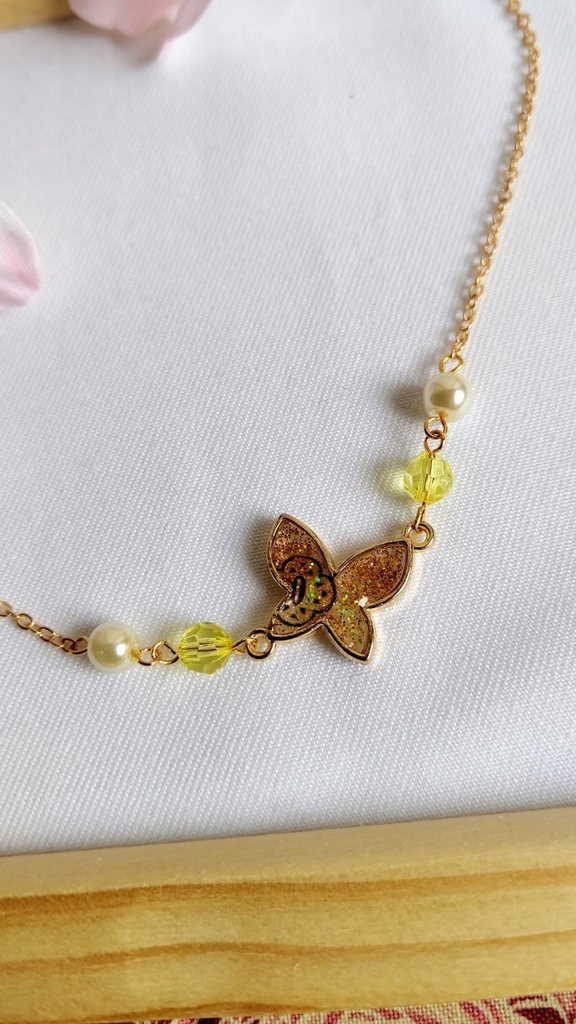 ★月蝶★ 鬼滅の刃 我妻善逸イメージ アクセサリー