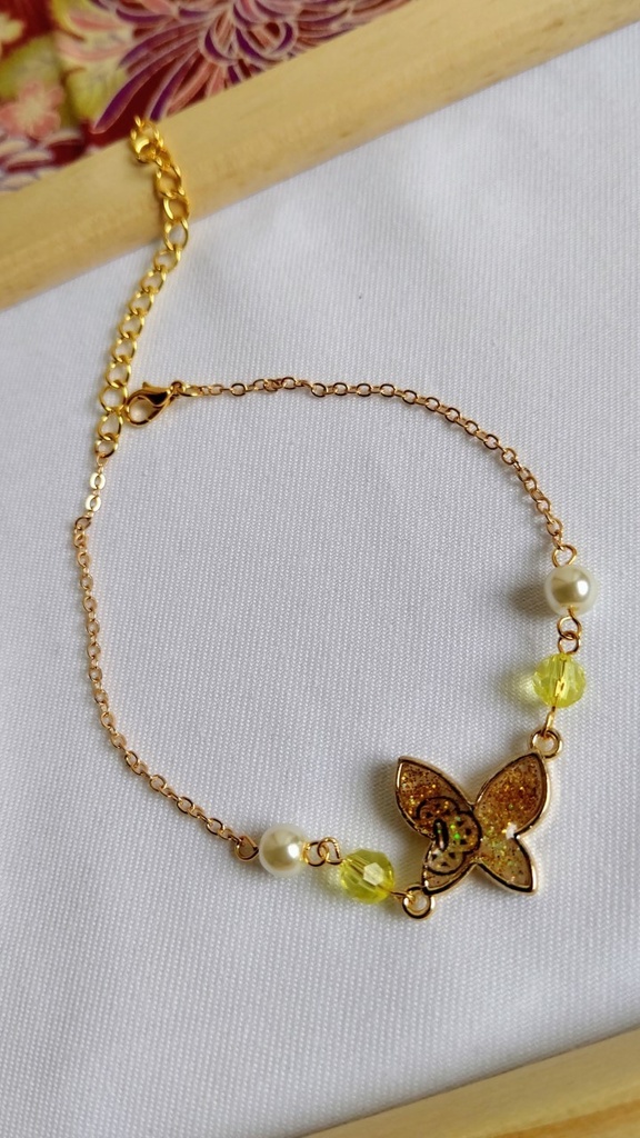 ★月蝶★ 鬼滅の刃 我妻善逸イメージ アクセサリー