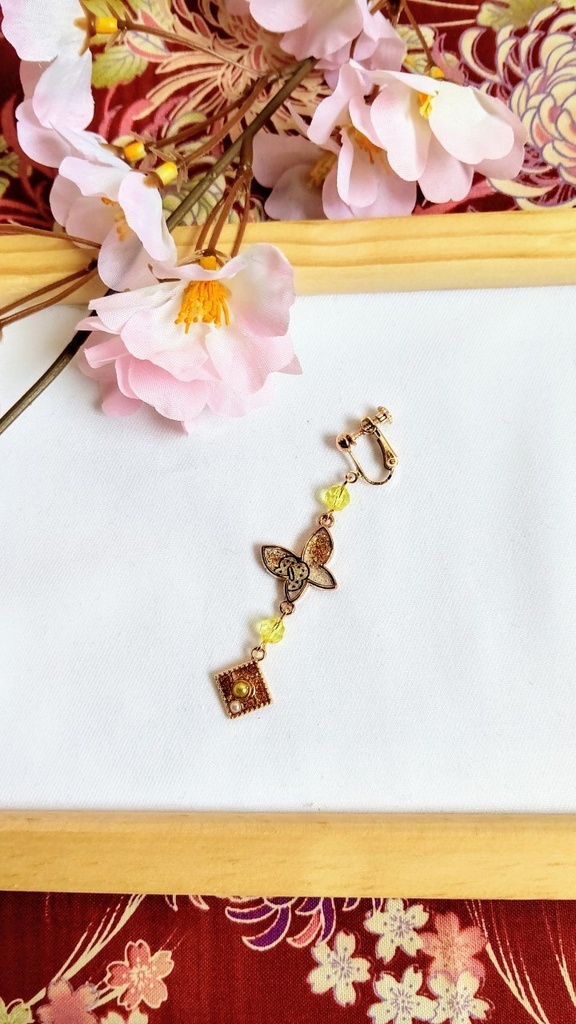 ★月蝶★ 鬼滅の刃 我妻善逸イメージ アクセサリー