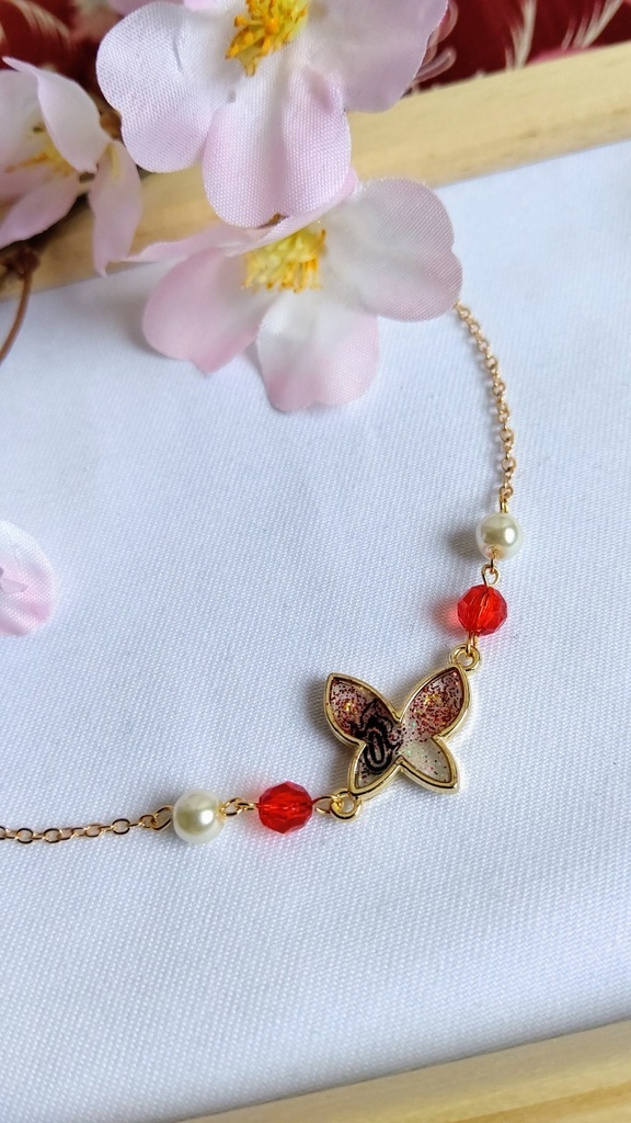 ★月蝶★ 鬼滅の刃 煉獄杏寿郎イメージ アクセサリー