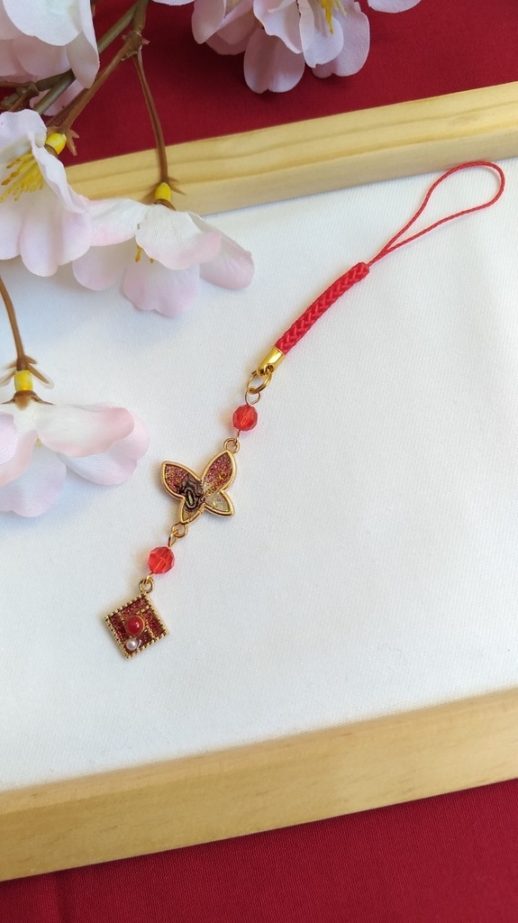 ★月蝶★ 鬼滅の刃 煉獄杏寿郎イメージ アクセサリー