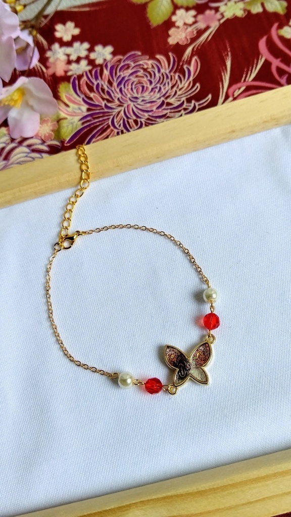 ★月蝶★ 鬼滅の刃 煉獄杏寿郎イメージ アクセサリー